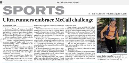 McCall Run Article